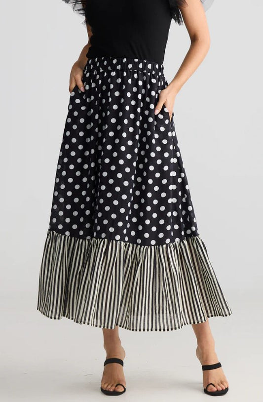 Ellody Spotted Cotton skirt