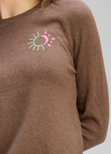 ZP  Solar Lunar sweaterBark