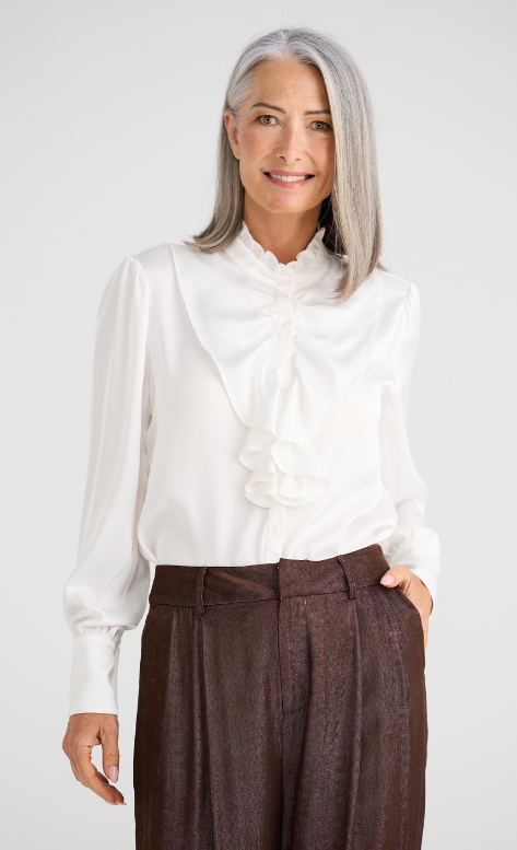 BT Jazzy Ivory Blouse