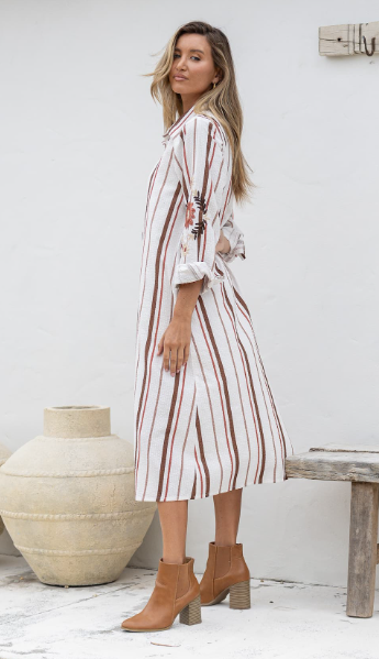 Embrodery Chocolate dress