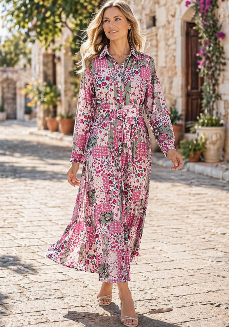 Pink Flower Power Dress