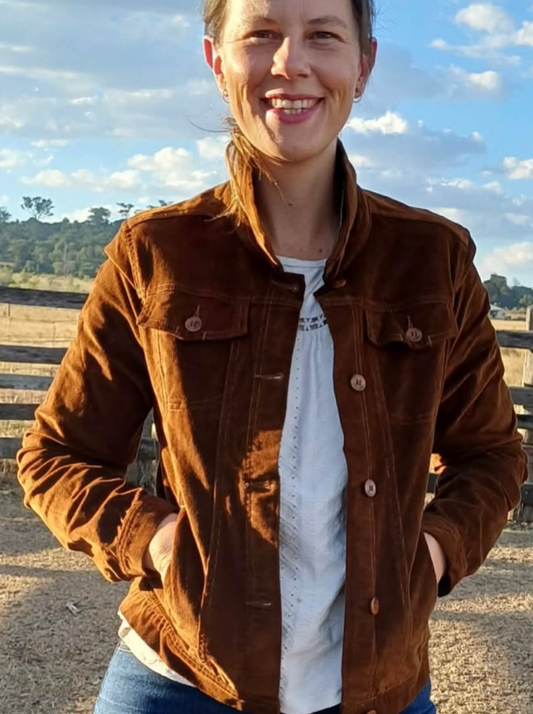 Corfu Dark Walnut Cord jacket