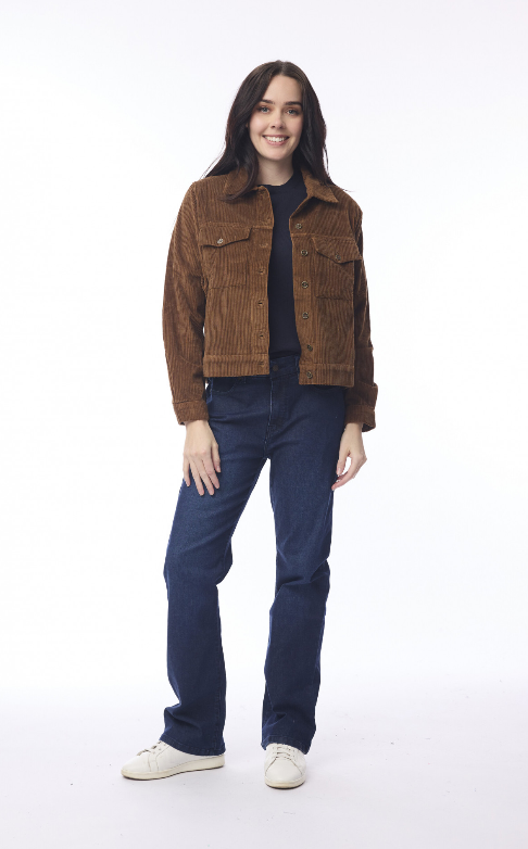 Cord Solid Tan Jacket