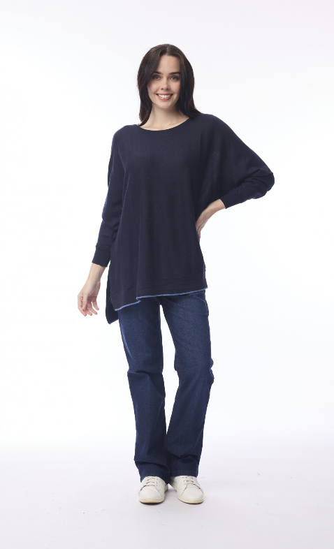 Knit Top Navy sweater