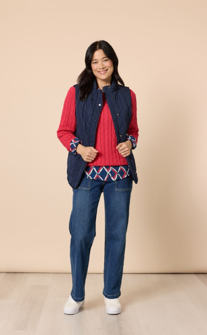 GS Hampton navy Vest