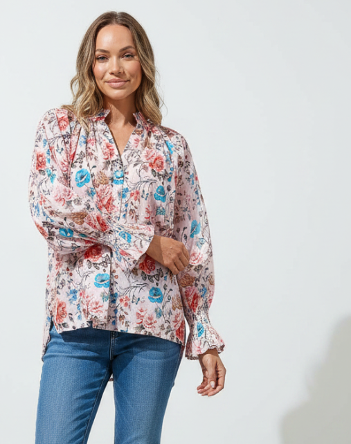 Floral Butterfly Blouse