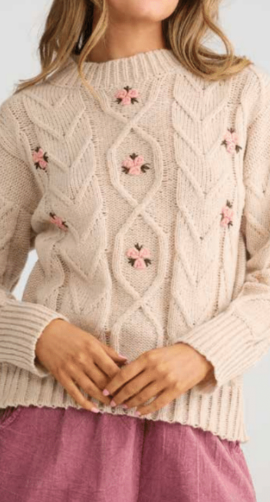 Talisman Betty Floral Knit