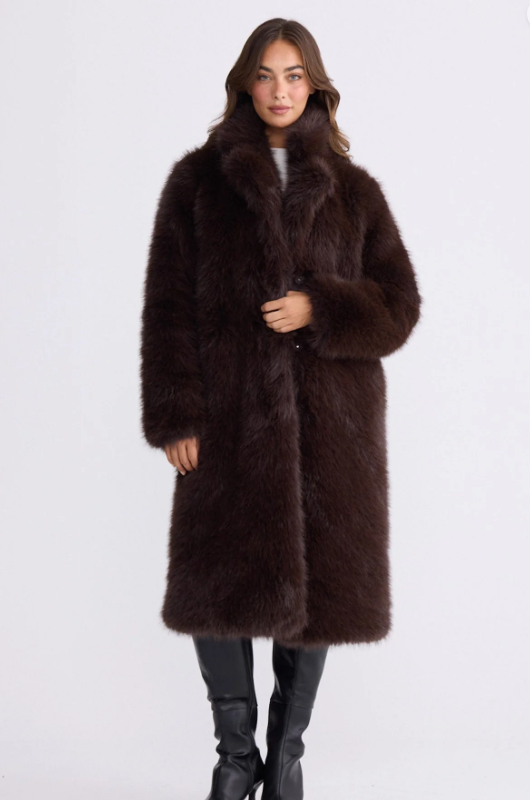 THE ANGELA Choc Coat