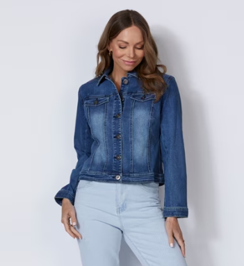 Denim Jacket Cafe latte