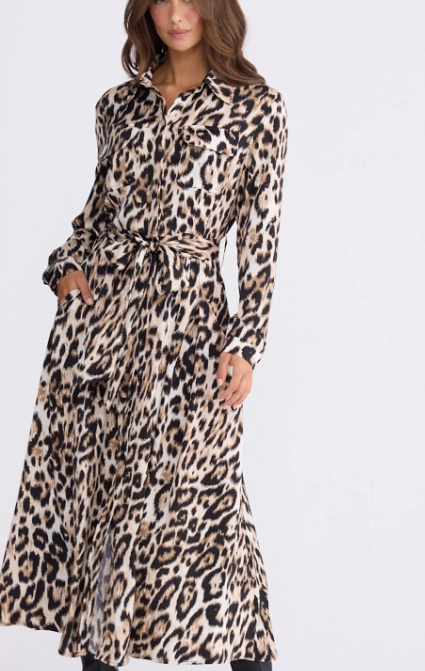 Rosselina Leopard Print dress
