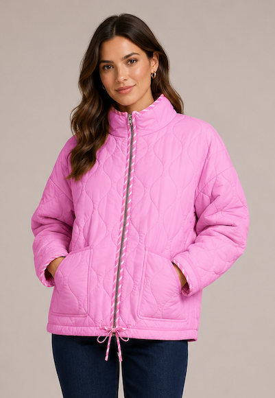 Quilted Pink Jacket