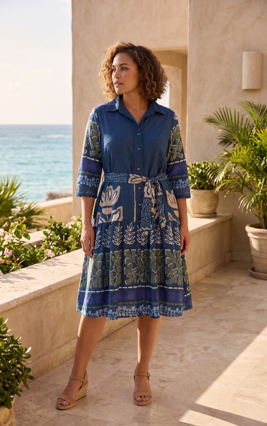Liberte Blue Tie dress