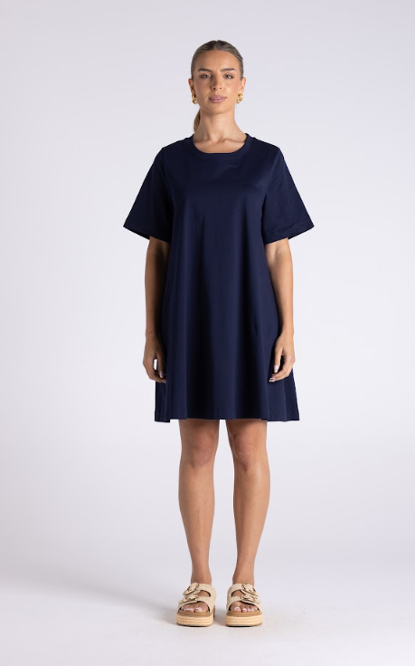 Navy Allie Tshirt dress