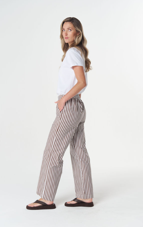 GC Stripe Choc Pants