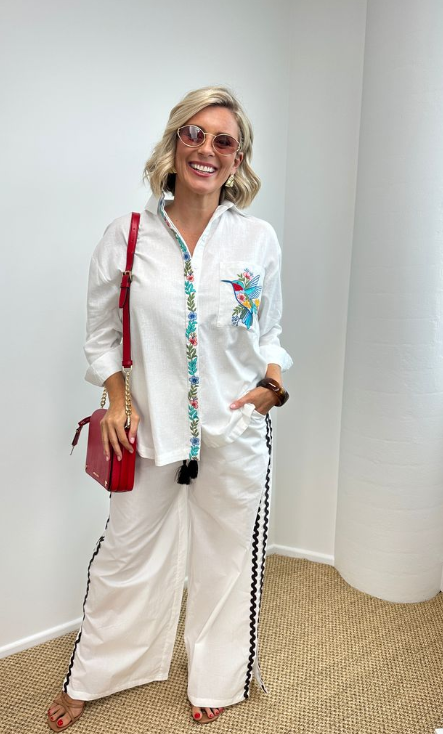 Humming Bird Cotton Shirt