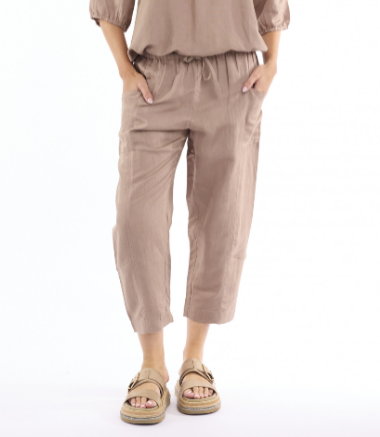 Mocha Drawstring Pants