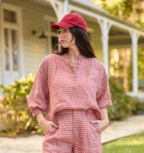 GC Poinsetta blouse