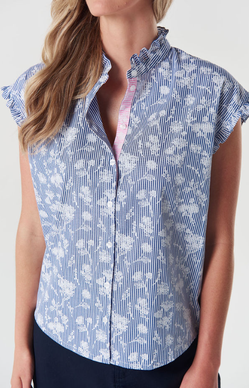 GC Blue Sunray blouse