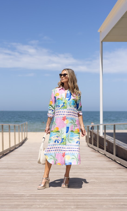 Ibiza Print Dress
