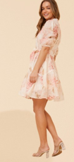 Apricot Peach Lace dress