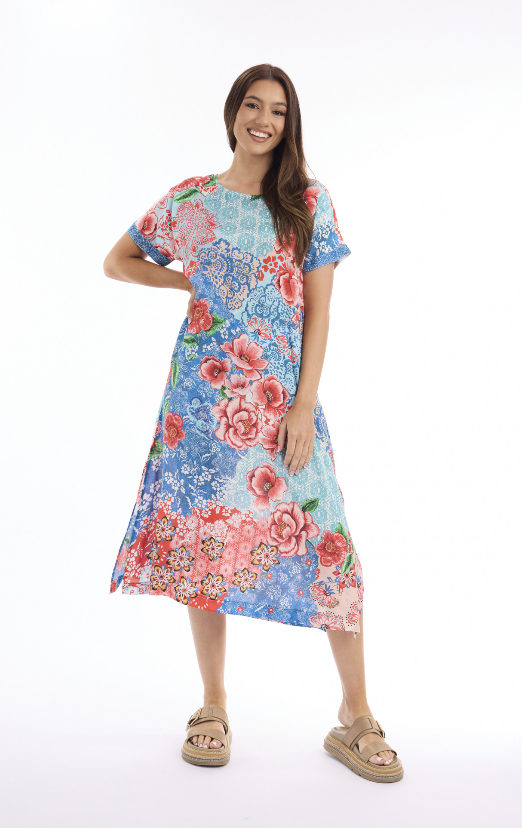 Clarissa Maxi Shift dress