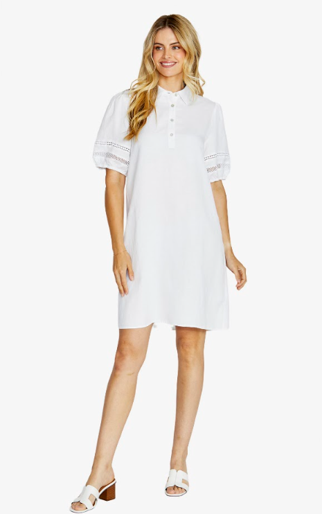 PP White linen dress