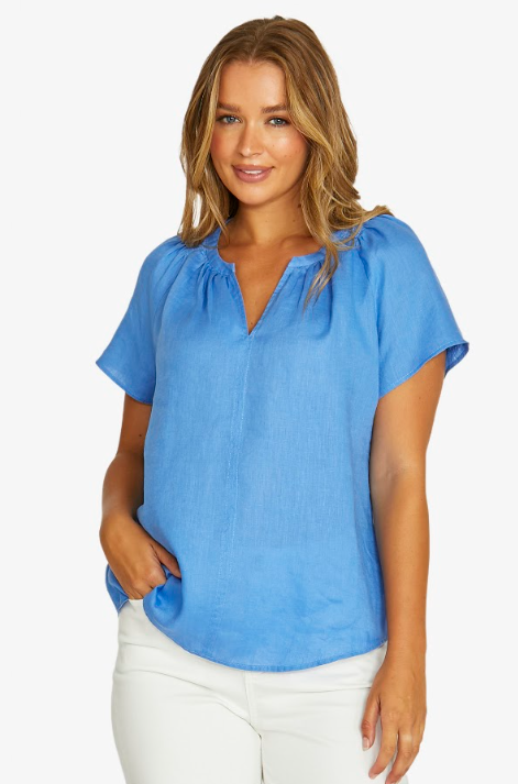 Capri Blue Blouse