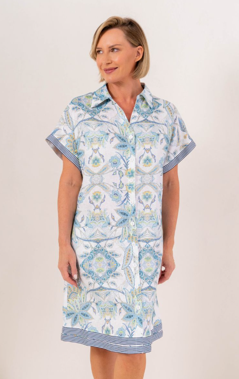 Linen Botanica Dress