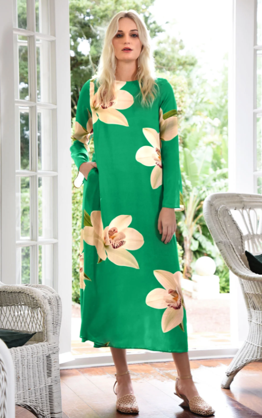 Charge it to the Room Green Dress