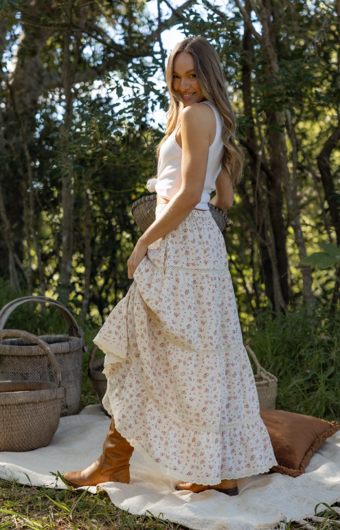 Boho Ditsy Skirt