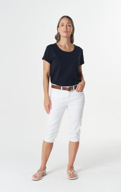 GC 5Pocket Capri white