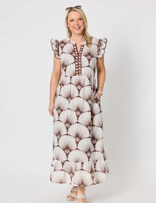 Tuscan Coffee Dress