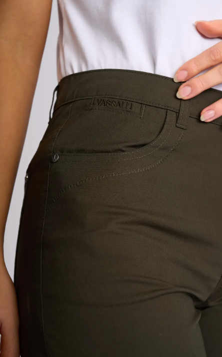 Poplin Khaki Shorts
