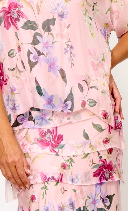 Perfect Pink Layered Dress