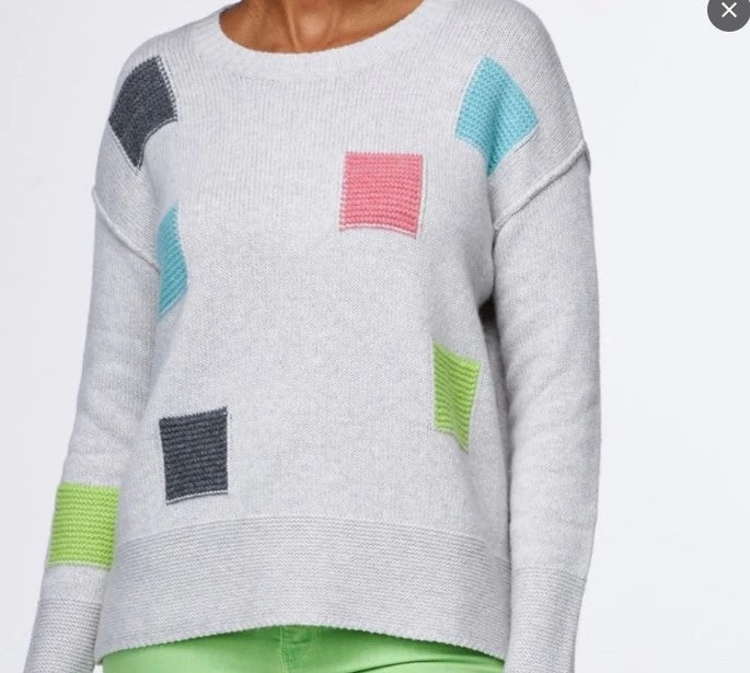 Cubism jumper grey