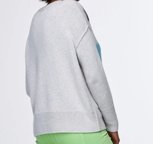 Cubism jumper grey