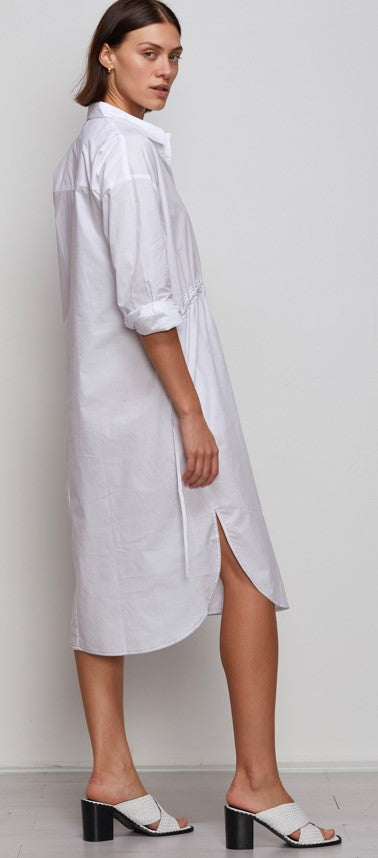 Shirt dress white