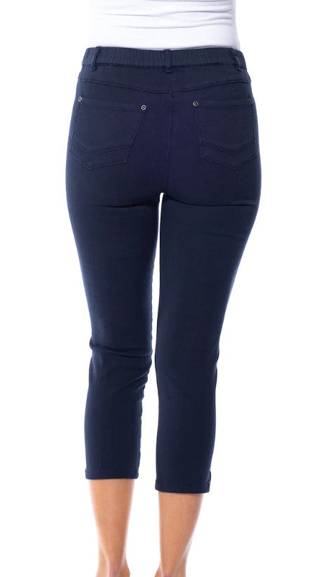 Navy stretch 3/4 pant