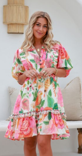 Melon  short dress