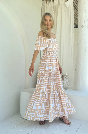 Mayo natural dress