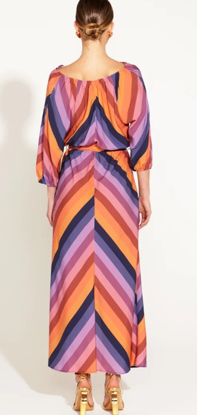 Sunset dream stripe dress