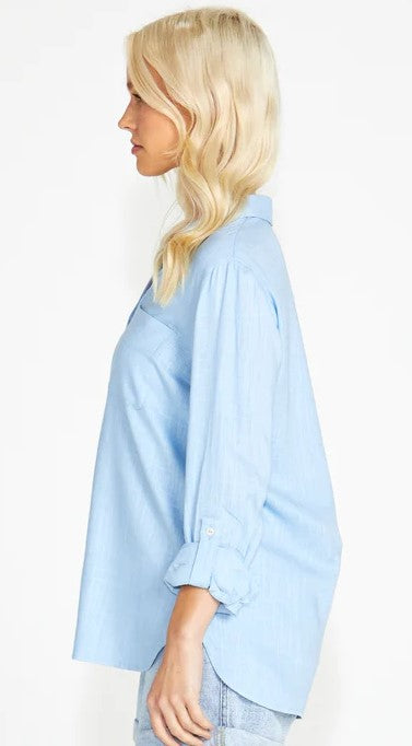 Taylor long shirt chambray