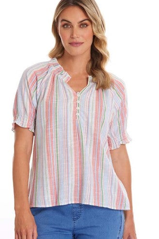 Marco mixed stripe shirt