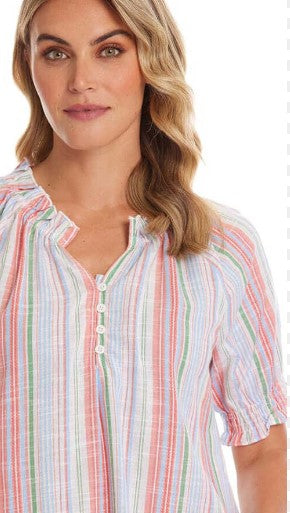 Marco mixed stripe shirt