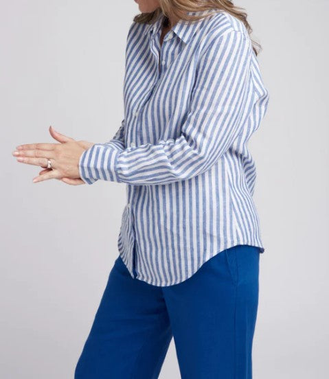 Casual stripe shirt opal