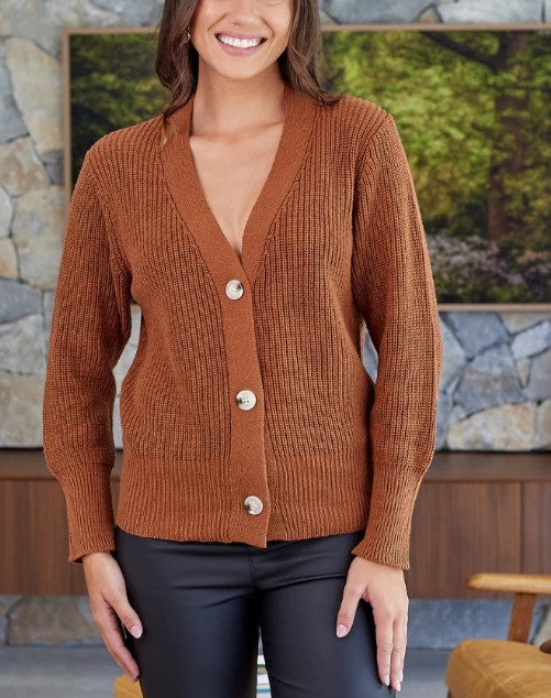 Chocolate Karli Cardigan