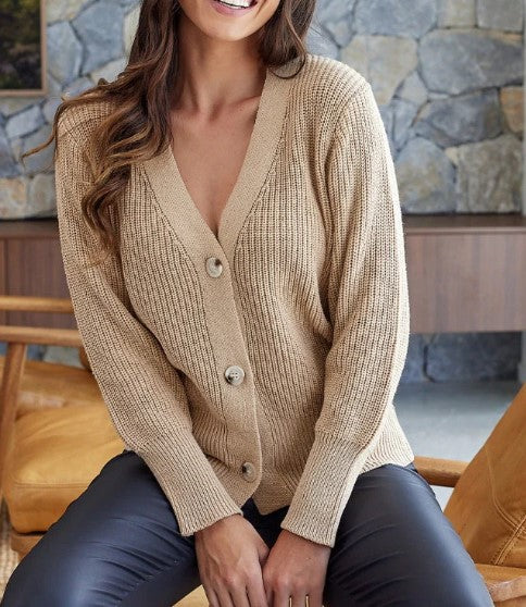 Natural Karli Cardigan