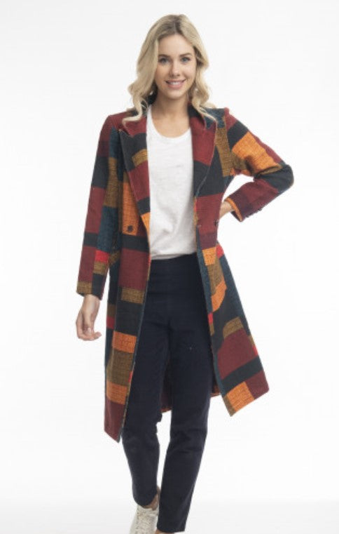 Tartan Patch coat