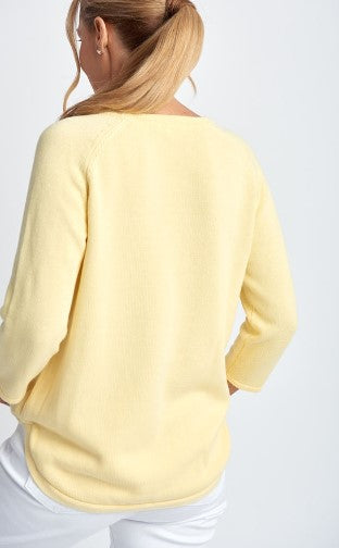 Lemon Raglan sweater