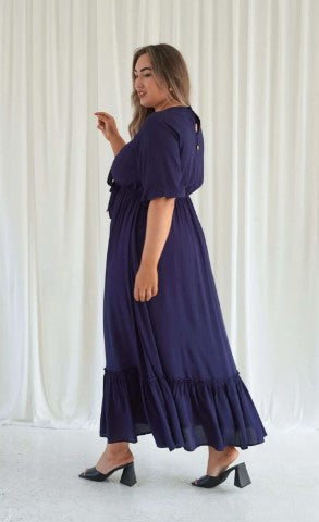 Tara Maxi Navy dress